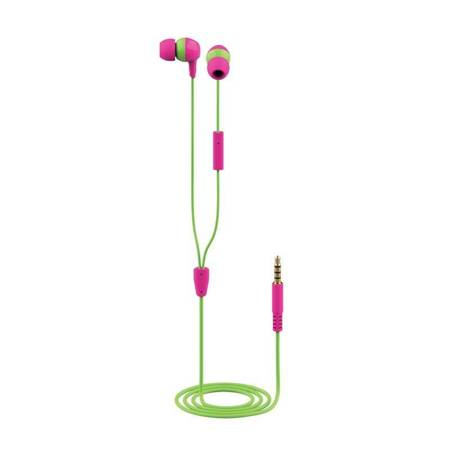 Trust Buddi Kids - Earphones for children (Pink / Green)