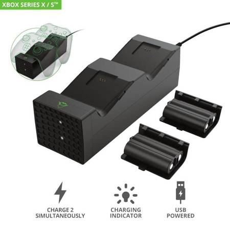 Trust GXT250 - Charger for 2 Xbox Series X / S pads