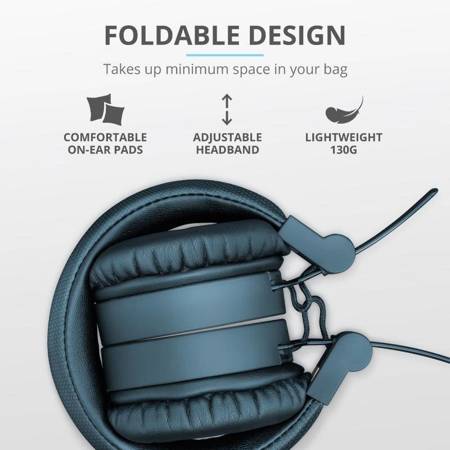 Trust Tones - Wireless Bluetooth Headphones (Blue)