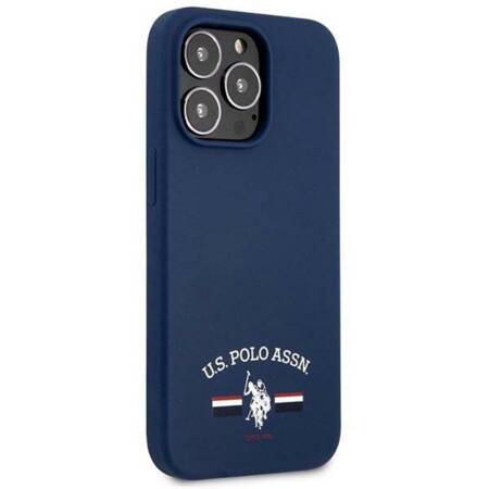 US Polo Assn Silicone Logo - Case for iPhone 13 Pro Max (Navy blue)