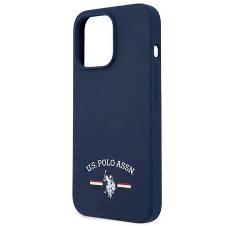 US Polo Assn Silicone Logo - Case for iPhone 13 Pro Max (Navy blue)