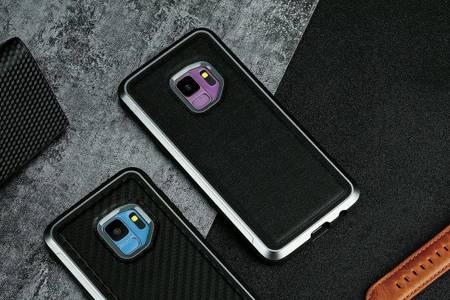 X-Doria Defense Lux - Aluminum Case for Samsung Galaxy S9 (Black Leather)