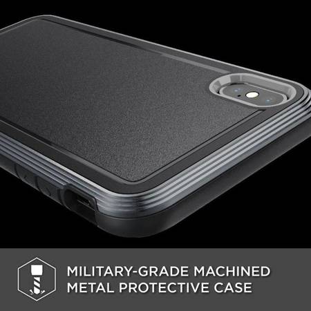 X-Doria Defense Ultra - Aluminum Case for iPhone Xs Max (Drop test 4m) (Black)