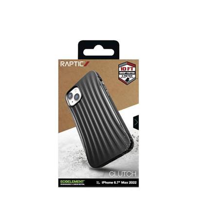 X-Doria Raptic Clutch - Biodegradable case for iPhone 14 Plus (Drop-Tested 3m) (Black)