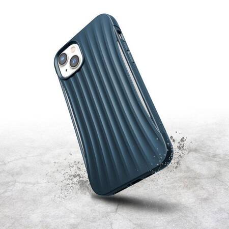 X-Doria Raptic Clutch - Biodegradable case for iPhone 14 Plus (Drop-Tested 3m) (Blue)