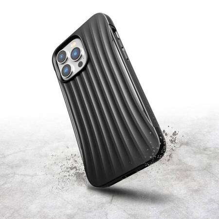 X-Doria Raptic Clutch - Biodegradable case for iPhone 14 Pro Max (Drop-Tested 3m) (Black)