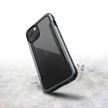 X-Doria Raptic Shield - Aluminum Case for iPhone 14 (Drop-Tested 3m) (Black)