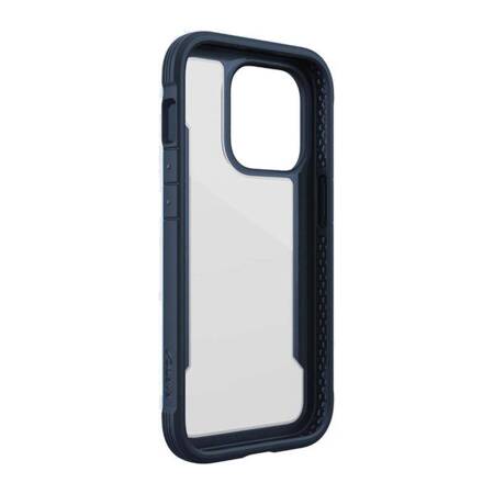 X-Doria Raptic Shield - Aluminum Case for iPhone 14 Pro (Drop-Tested 3m) (Marine Blue)