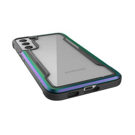 X-Doria Raptic Shield Pro - Case for Samsung Galaxy S22+ 5G (Antimicrobial Protection) (Iridescent)