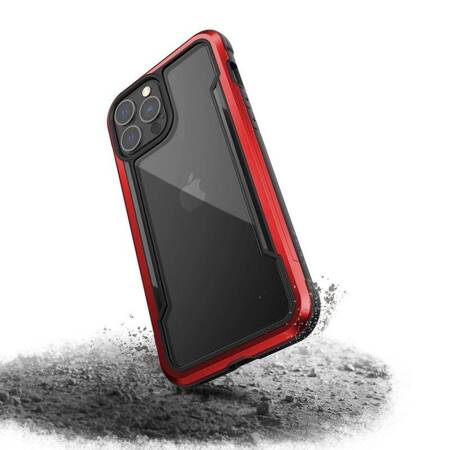 X-Doria Raptic Shield Pro - Case for iPhone 13 Pro Max (Anti-bacterial) (Red)