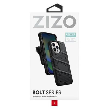 ZIZO BOLT Series - Case for iPhone 14 Pro Max (Black)