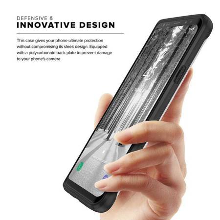 Zizo Click Prism Series Case for Samsung Galaxy S9+ (Silver/Black)