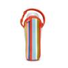 BUILT Bottle Buddy One Bottle Tote with holder (Baby Pink Stripe)