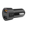 Budi - QC 3.0/2 USB car charger with LED indicator