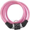 Dunlop - Bicycle Lock with Combination (Pink)