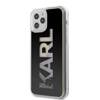 Karl Lagerfeld Logo Karl Liquid Glitter Multi - iPhone 12 / iPhone 12 Pro Case (Black)
