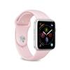 PURO ICON - Elastic Sport Band for Apple Watch 38/40/41 mm (S / M & M / L) (Pink Sand)