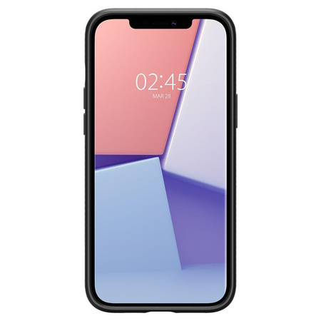 Spigen Liquid Air - Coque pour iPhone 12 Pro / iPhone 12 (Noir)