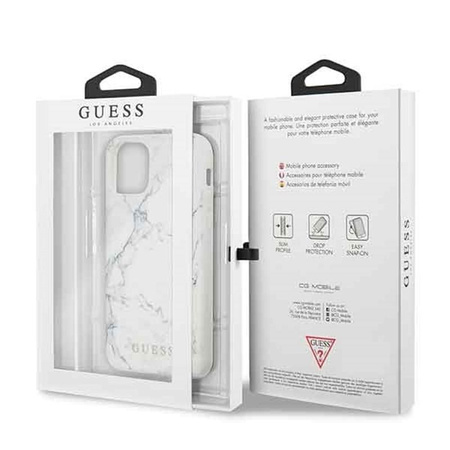 Guess Marble - iPhone 11 Case (white)