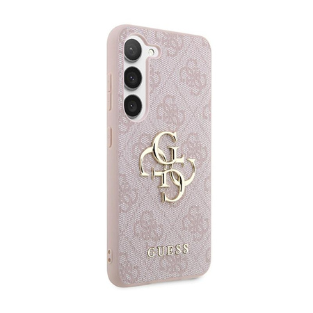 Guess 4G Großes Metall-Logo - Samsung Galaxy S24 Tasche (rosa)