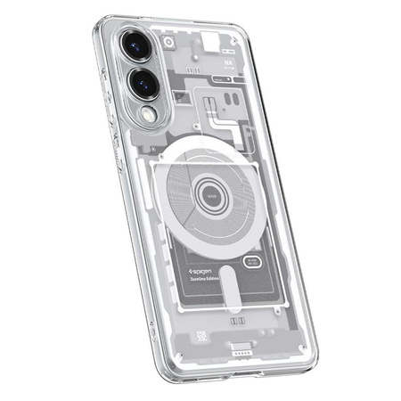 Spigen Ultra Hybrid MagSafe - Case for Samsung Galaxy S25 Edge (Zero One White)