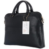 Guess Grained Zipper Pocket Triangle Logo - 15" Notebook Bag (black)