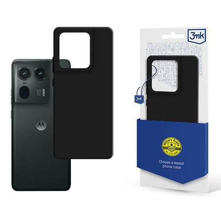 3mk Mattes Gehäuse - Gehäuse für Motorola Edge 50 Ultra (Schwarz)