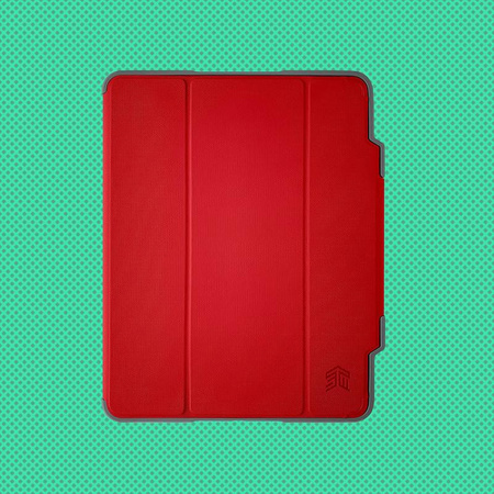 STM Dux Plus - Armored Case iPad 10.9" (2022) MIL-STD-810G with Apple Pencil Charging (Red)