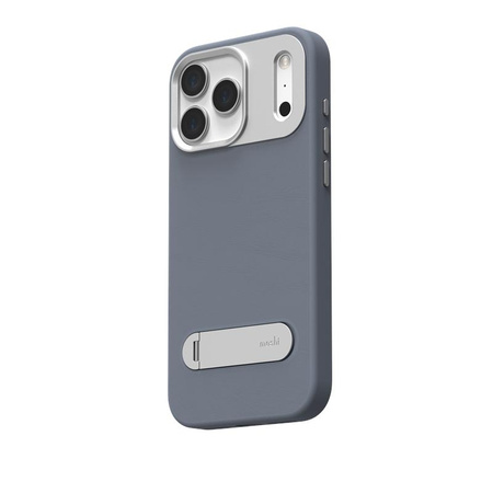 ETUI DO IPHONE 17 PRO MAX do MAGSAFE MOSHI NIEBIESKIE MAGNETYCZNE PODSTAWKA
