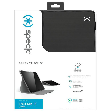 Speck Balance Folio - Étui pour iPad Air 13" M3 (2025) / M2 (2024) (Noir)