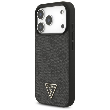Guess 4G Strap Triangle Logo MagSafe - Hülle iPhone 17 Pro (schwarz)