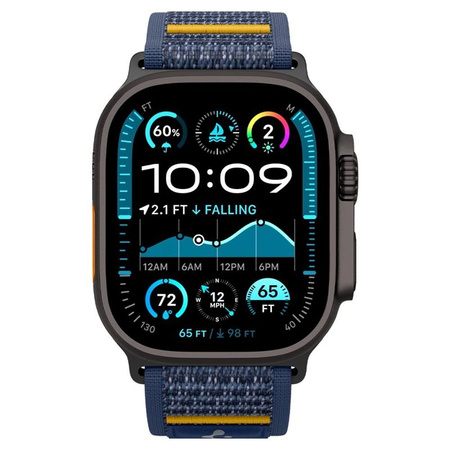 Spigen Athlex Air - Armband für Apple Watch 44/45/46/49 mm (Active Navy)