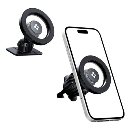 Spigen MFT13 Magnetic Dashboard & Vent Car Mount - Magnetic Car Holder MagSafe (Black)