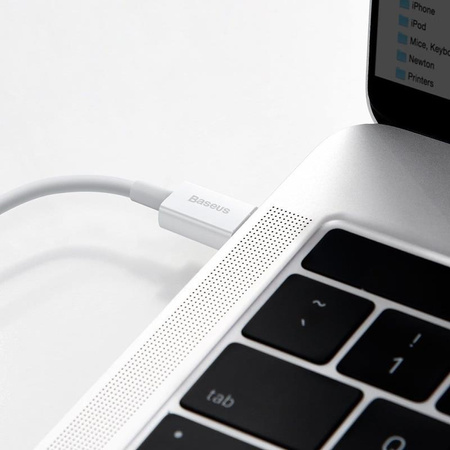 Baseus Superior Series - Kabel  połączeniowy USB-C do Lightning PD 20W 1m (biały)