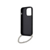 Karl Lagerfeld Saffiano Monogramm Kette - iPhone 14 Pro Tasche (Silber)