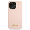 Guess Silikon Script MagSafe - iPhone 13 Pro Tasche (rosa)