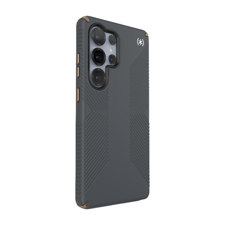Speck Presidio2 Grip Magnet - pouzdro Samsung Galaxy S25 Ultra MagSafe (Charcoal Grey/Cool Bronze/White)