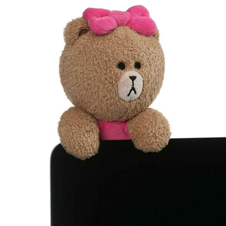 BT21 - Mascotte en peluche 17 cm ours CHOCO