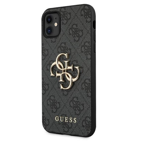 Guess 4G Big Metal Logo - iPhone 11 Case (grey)