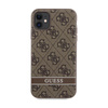 Guess 4G Printed Stripe - Hülle für iPhone 11 / iPhone XR (braun)