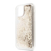 Guess Liquid Glitter Hearts - Etui iPhone 11 Pro (złoty)