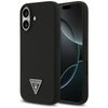 ETUI DO IPHONE 17 do MAGSAFE GUESS CZARNE SILIKONOWE Z MIKROFIBRĄ CASE