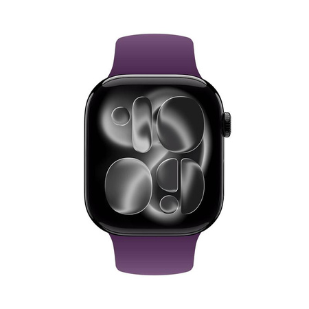Crong Liquid - Strap for Apple Watch 44/45/46/49 mm (plum)
