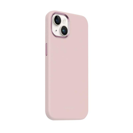 Crong Color Cover LUX Magnetic - Schutzhülle für iPhone 15 Plus MagSafe (Pink)