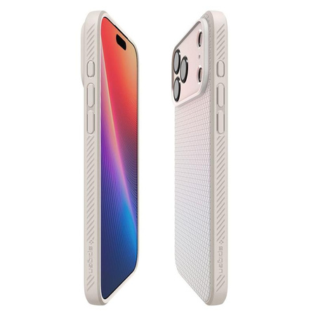 ETUI DO IPHONE 17 PRO SPIGEN LIQUID AIR ORYGINALNE BEŻOWE ELEGANCKIE CASE