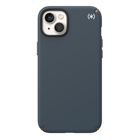 Speck Presidio2 Pro - Case for iPhone 15 Plus / 14 Plus with MICROBAN coating (Charcoal / Cool Bronze / Slate)