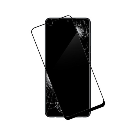 Crong 7D Nano Flexible Glass - Verre hybride 9H pour l'ensemble de l'écran du Samsung Galaxy M22