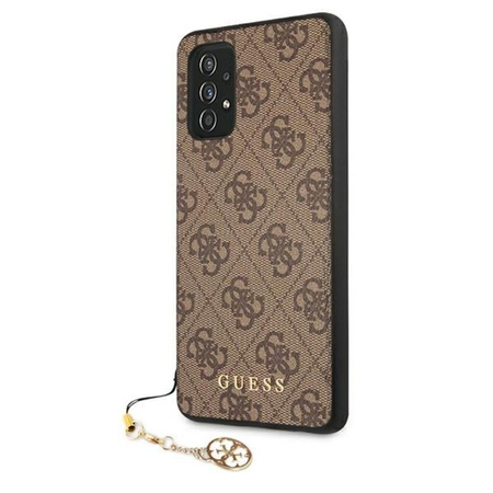 Guess 4G Charms Kollektion - Samsung Galaxy A52 / A52S Tasche (braun)