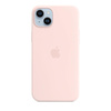 Silikonové pouzdro Apple - Silikonové pouzdro s MagSafe pro iPhone 14 Plus (křídově růžové)