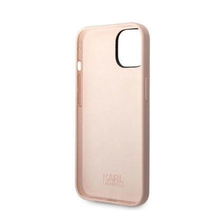Karl Lagerfeld Silikon NFT Ikonik - iPhone 14 Plus Tasche (rosa)